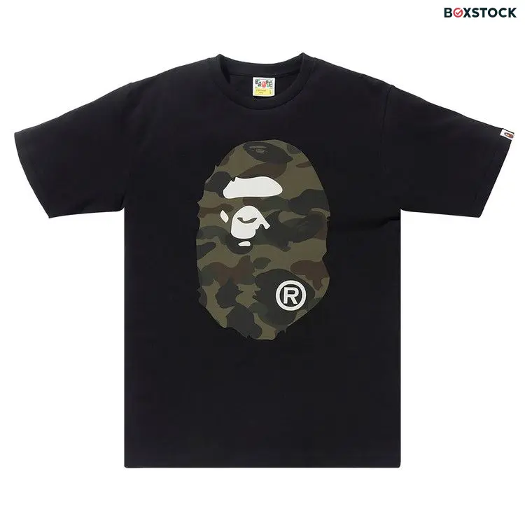 BAPE 1st Camo Big Ape Head T-Shirt 'Green / Black'