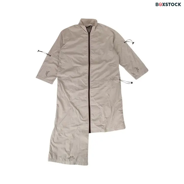 A-Cold-Wall* Asymmetric Drawstring Jacket 'Light Grey'