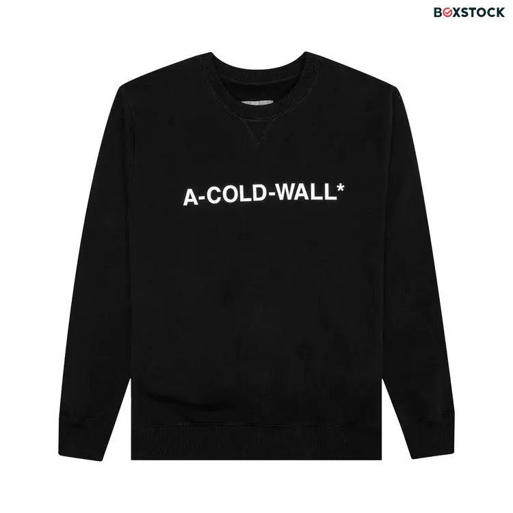 A-Cold-Wall* Essential Logo Crewneck 'Black' Spring/Summer 2022 ACWMW056-BLAC