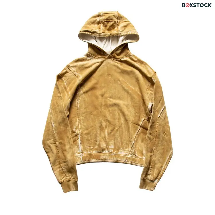 A-Cold-Wall* Knitted Corrosion Hooded Sweatshirt 'Sulphur' Yellow Fall/Winter 2021