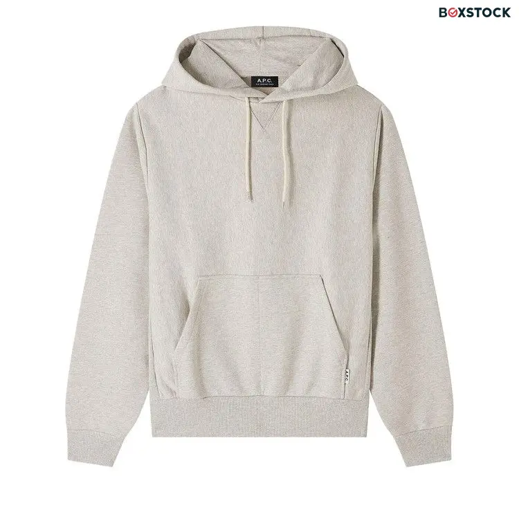 A.P.C. Bruce Hoodie 'Heathered Ecru' Grey