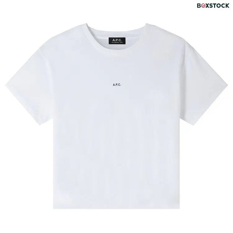 A.P.C. Micro Logo Boxy T-Shirt 'White/Black' Spring/Summer 2024