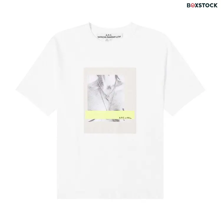 A.P.C. New Haven Man T-Shirt 'Bright Yellow' White Spring/Summer 2024