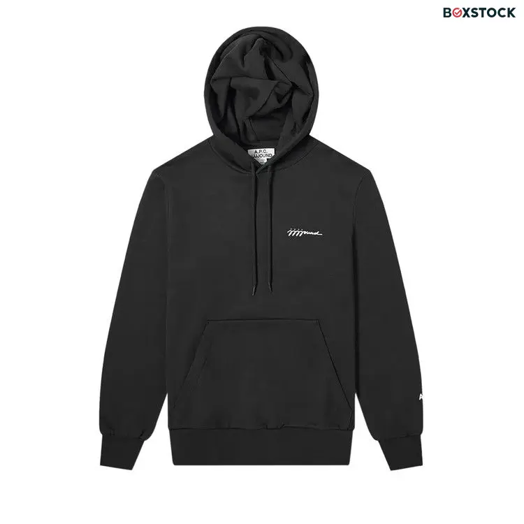 A.P.C. x JJJJound Justin Hoodie 'Black'