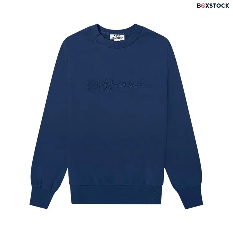 A.P.C. x JJJJound Justin Sweater 'Dark Navy' Blue