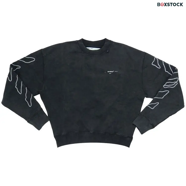 Off-White Abstract Arrows Over Crewneck 'Black / White' Fall/Winter 2019