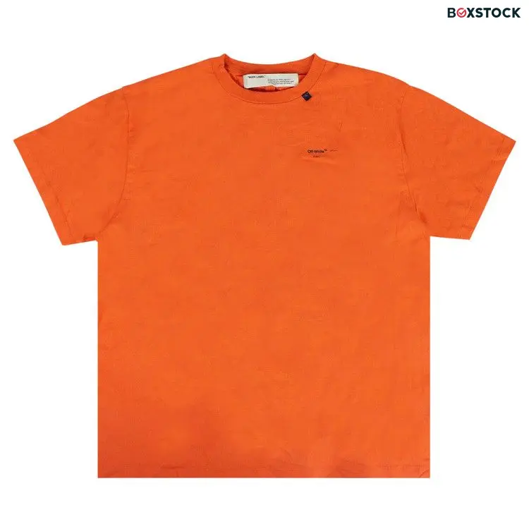 Off-White Abstract Arrows Short Sleeve Over Tee 'Orange' Fall/Winter 2019