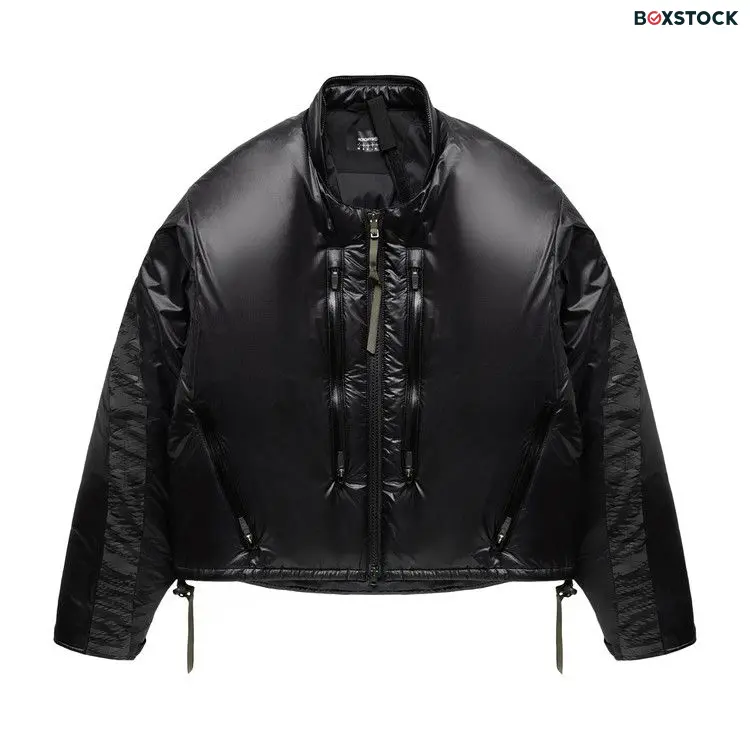 Acronym Padded Coated-Shell Bomber Jacket 'Black' Fall/Winter 2024