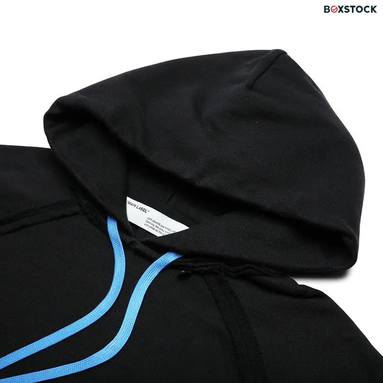 Off-White Acrylic Arrows Incomplete Hoodie 'Black' Fall/Winter 2019