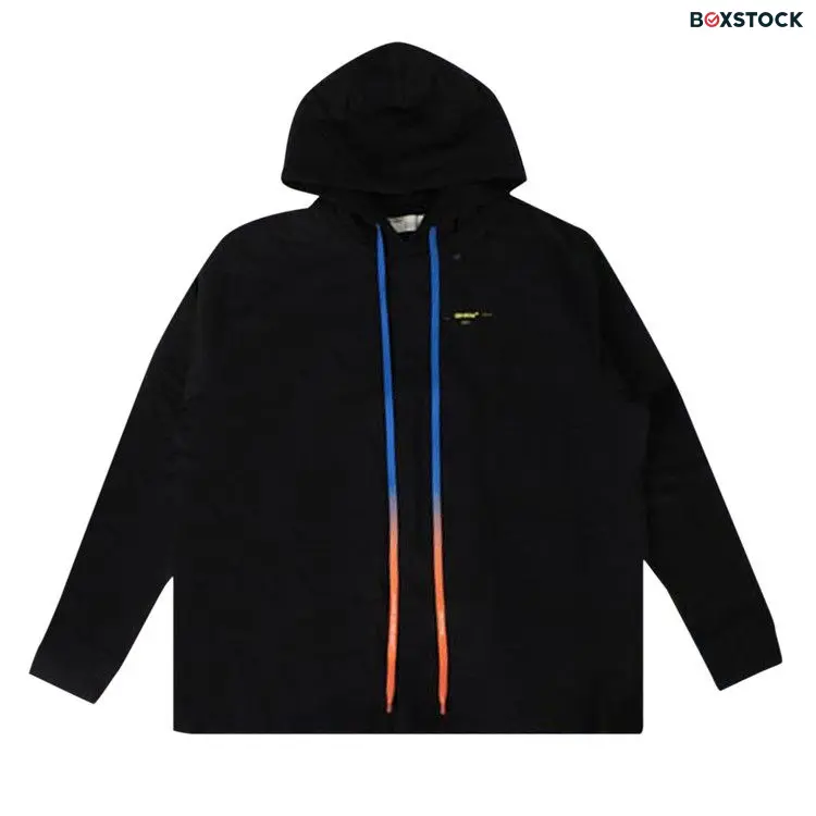 Off-White Acrylic Arrows Double Tee Hoo 'Black / Yellow' Fall/Winter 2019