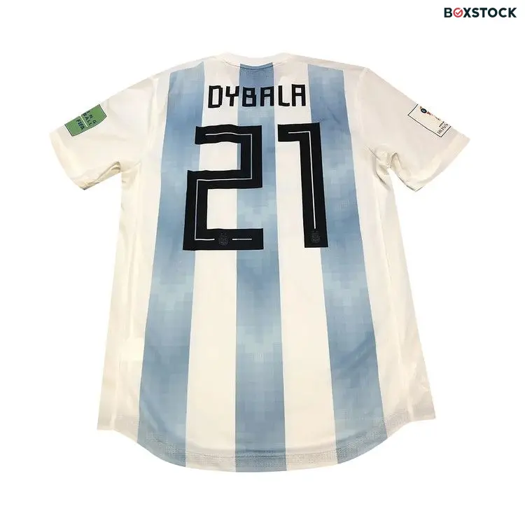 adidas Argentine World Cup Player Issue Jersey 21 Dybala 'White/Blue/Black' Multi-Color 2018