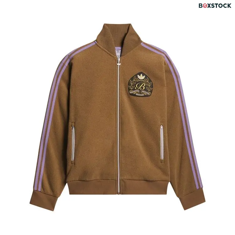 adidas x Blondey Boucle Track Top 'Earth/Magic Lilac' Brown Fall/Winter 2023