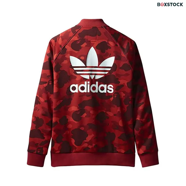 adidas x BAPE adicolor Track Top 'Raw Red' Fall/Winter 2018