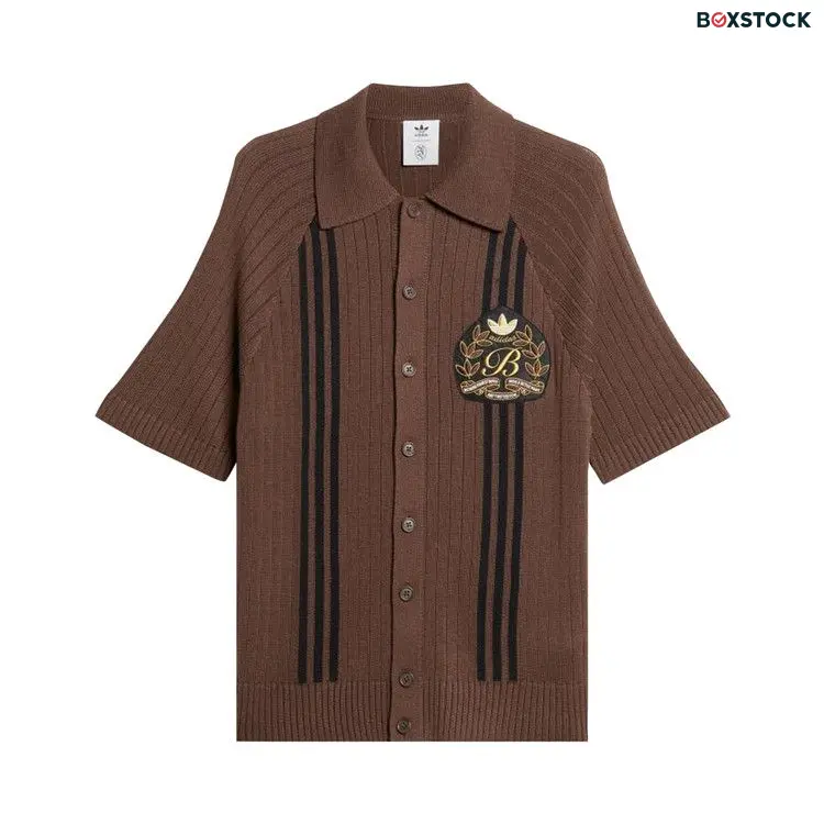 adidas x Blondey Ferrero Cardigan 'Brown/Black' Fall/Winter 2023