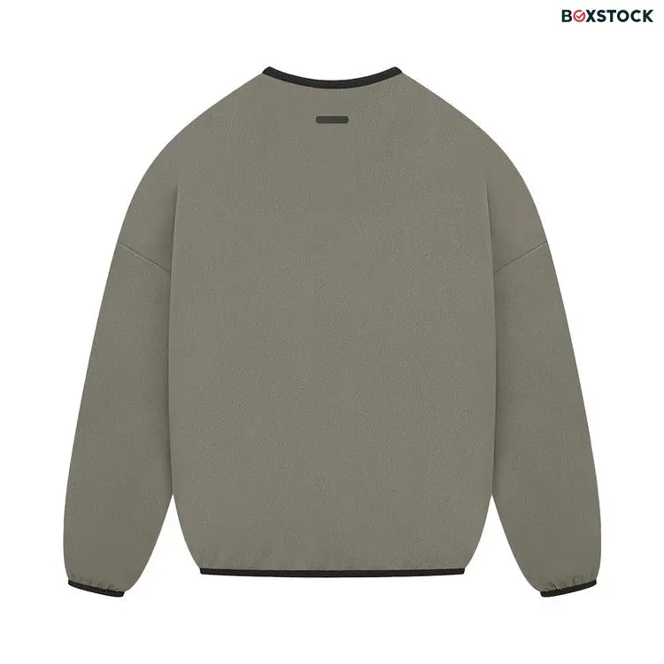 adidas x Fear of God Athletics Suede Fleece Crewneck Sweatshirt 'Clay' Tan Spring/Summer 2024