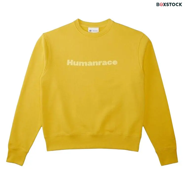 adidas x Pharrell Williams Humanrace Basic Crewneck 'Bold Gold' Spring/Summer 2022