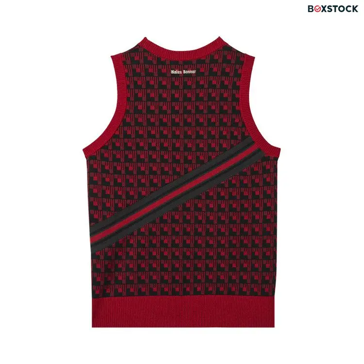 adidas Adidas x Wales Bonner Knit Vest 'Multicolor' Red Spring/Summer 2022