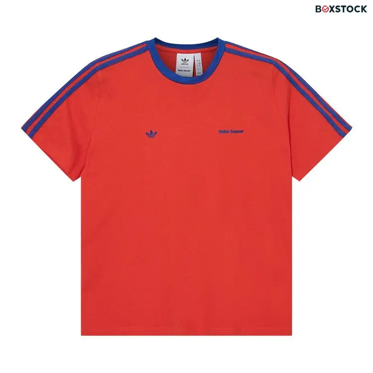 adidas x Wales Bonner Short-Sleeve Tee 'Bold Orange/Team Royal Blue' Spring/Summer 2024