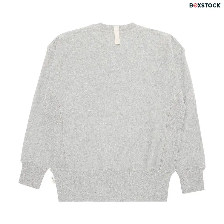 Advisory Board Crystals Hologram French Terry Crewneck 'Light Grey Heather' Spring/Summer 2024