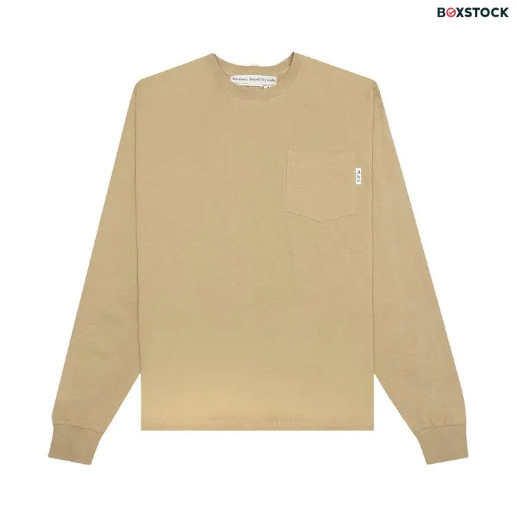 Advisory Board Crystals Long-Sleeve Pocket Tee 'Topaz' Tan Fall/Winter 2021