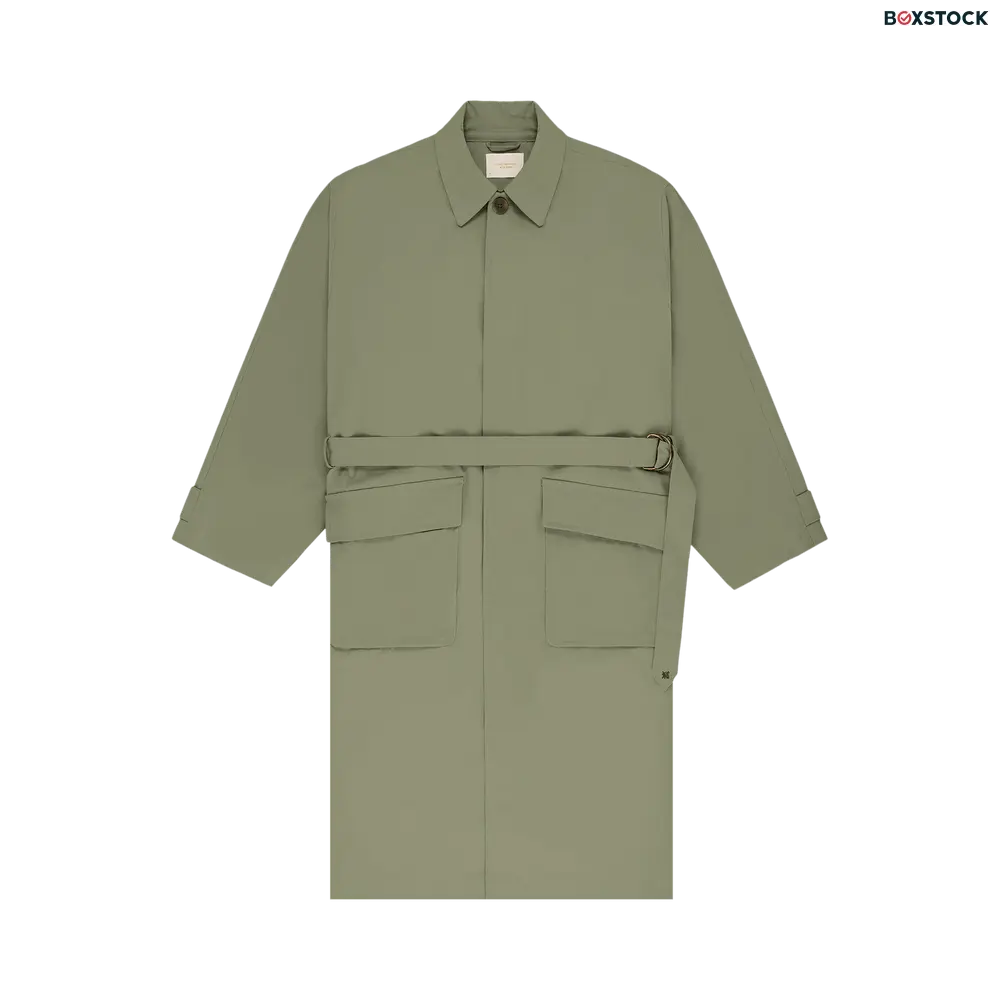 Aimé Leon Dore Belted Top Coat 'Oil Green' Spring/Summer 2024