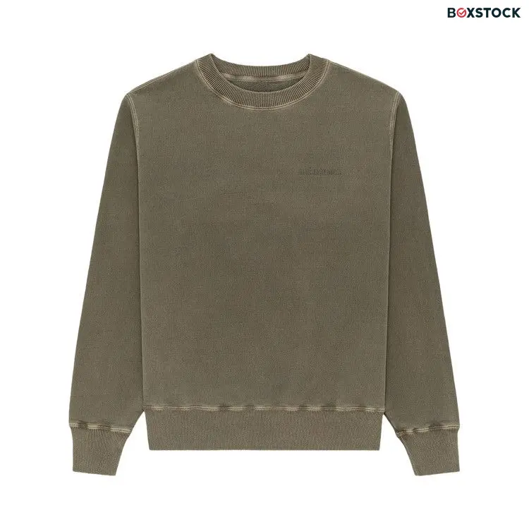 Aimé Leon Dore Garment Dyed Uniform Crewneck Sweatshirt 'Laurel Oak' Green Spring/Summer 2023