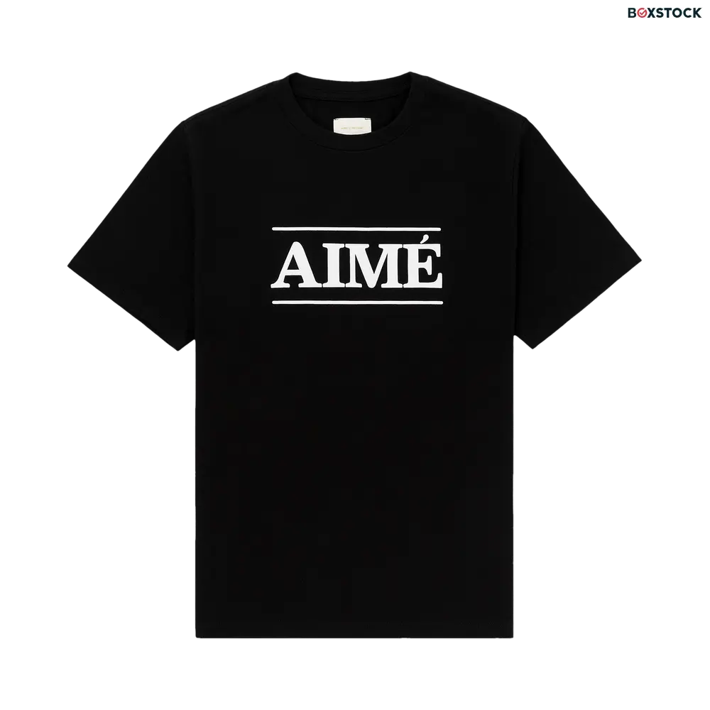 Aimé Leon Dore Logo Tee 'Jet Black' Spring/Summer 2023