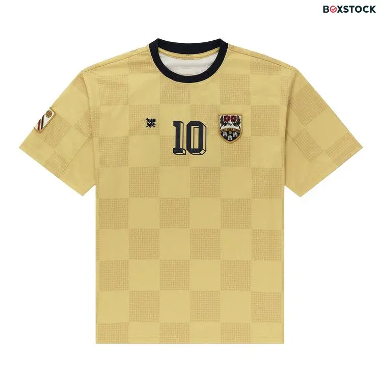 Aimé Leon Dore Team Soccer Jersey 'Dried Moss' Yellow