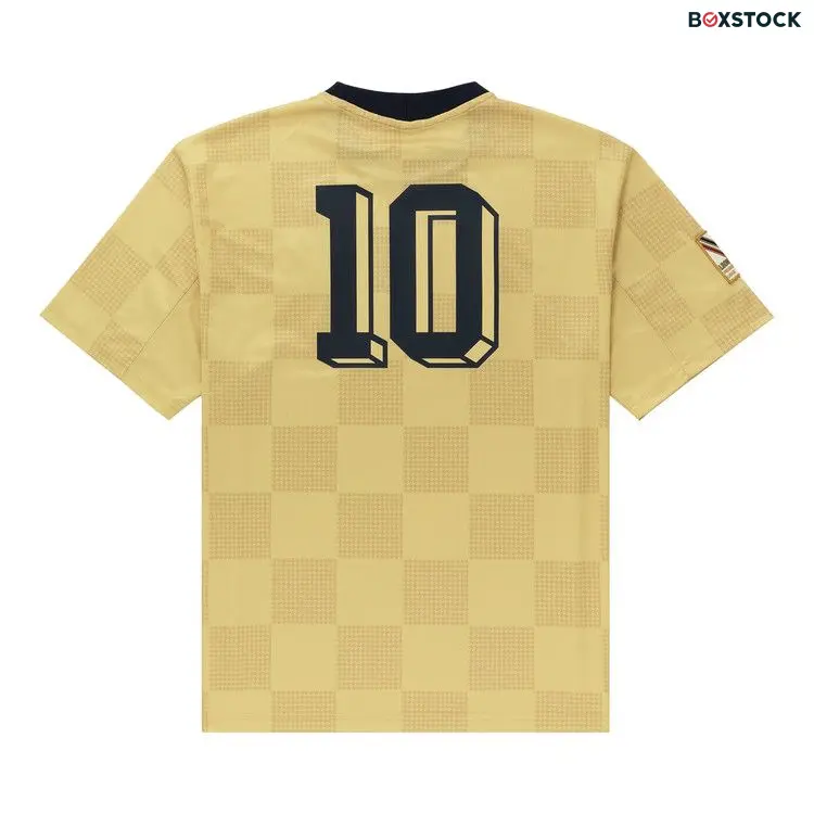 Aimé Leon Dore Team Soccer Jersey 'Dried Moss' Yellow