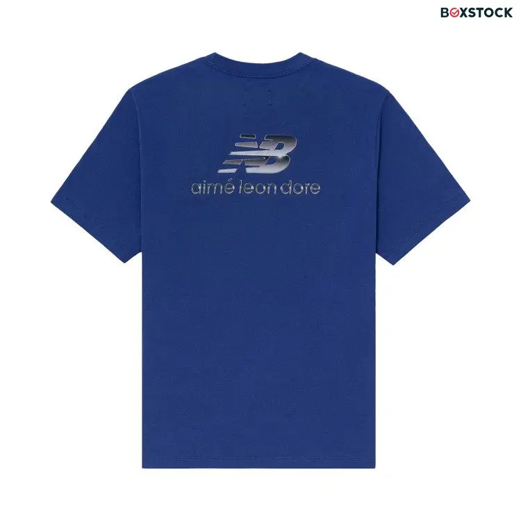 Aimé Leon Dore x New Balance Logo Tee 'Deep Ultra' Blue Spring/Summer 2023