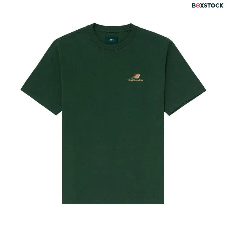 Aimé Leon Dore x New Balance Logo Tee 'Dark Green' Spring/Summer 2023