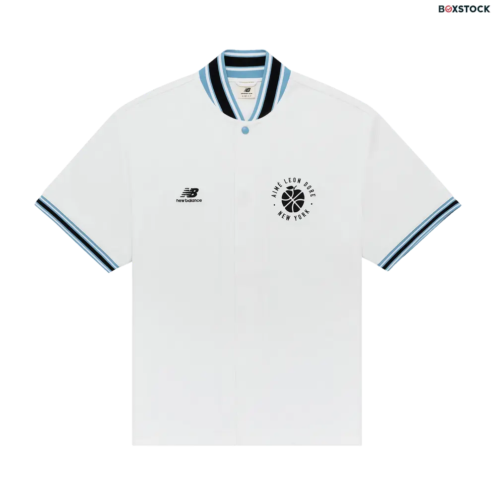 Aimé Leon Dore x New Balance SONNY NY Warm Up Shirt 'Bright White' Spring/Summer 2023