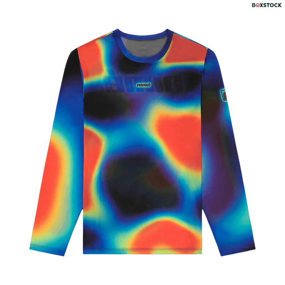aimé leon dore Aimé Leon Dore x New Balance Thermal Print Long-Sleeve Mesh Tee 'Multicolor' Multi-Color Spring/Summer 2024