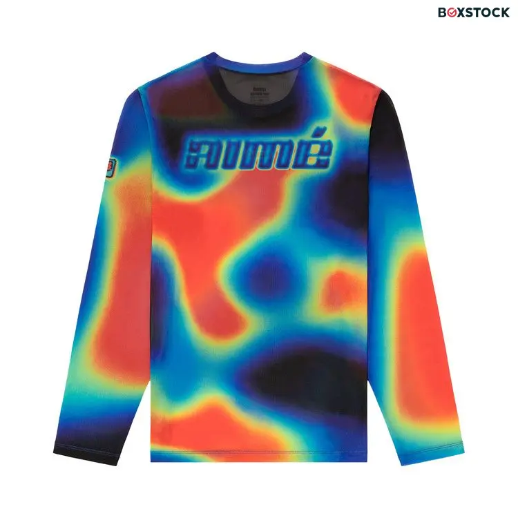 Aimé Leon Dore x New Balance Thermal Print Long-Sleeve Mesh Tee 'Multicolor' Multi-Color Spring/Summer 2024