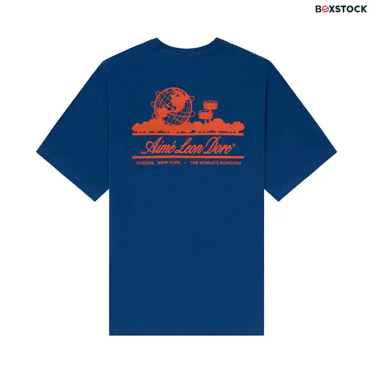 Aimé Leon Dore x New York Mets Unisphere Tee 'Limoges' Blue Spring/Summer 2024