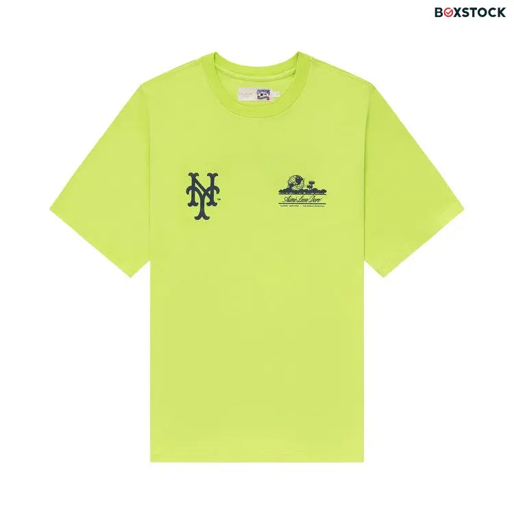 Aimé Leon Dore x New York Mets Unisphere Tee 'Acid Lime' Green Spring/Summer 2024
