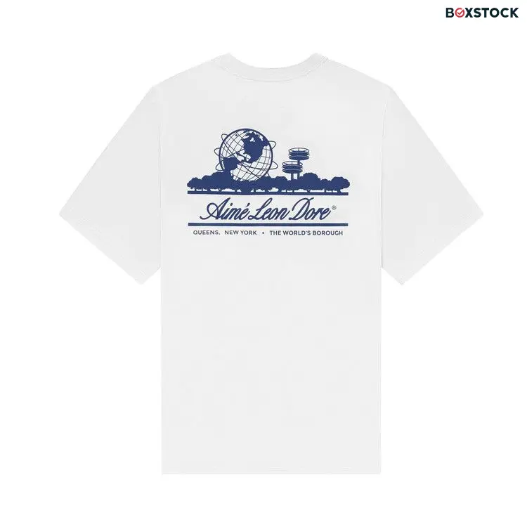 Aimé Leon Dore x New York Mets Unisphere Tee 'White' Spring/Summer 2024