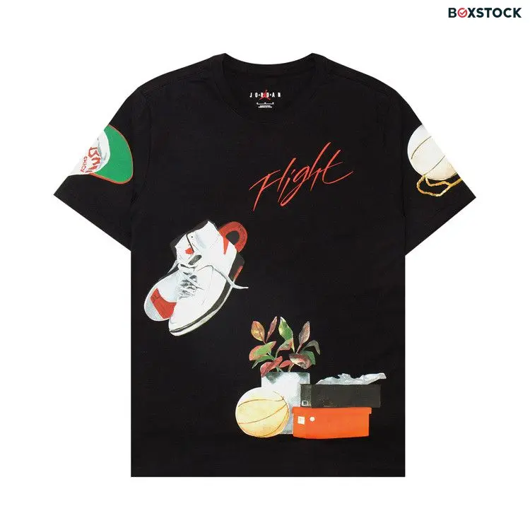 Air Jordan Artist Series By Jacob Rochester Graphic T-Shirt 'Black'