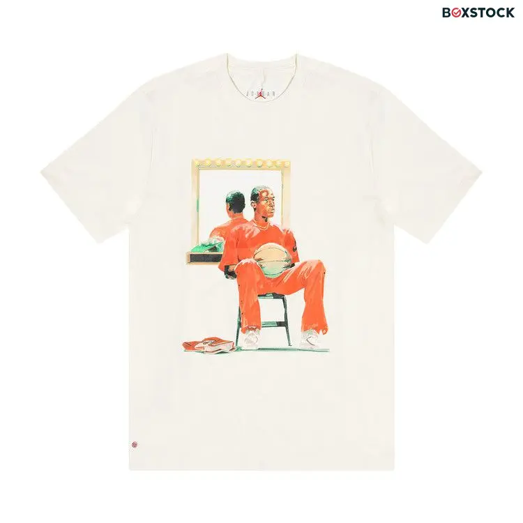 Air Jordan Artist Series By Jacob Rochester Tee 'Sail' White Spring/Summer 2023