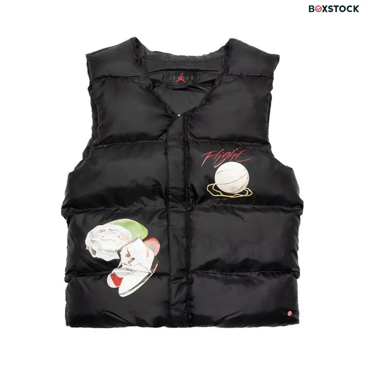 Air Jordan Artist Series Vest By Jacob Rochester 'Black/University Red' Fall/Winter 2022