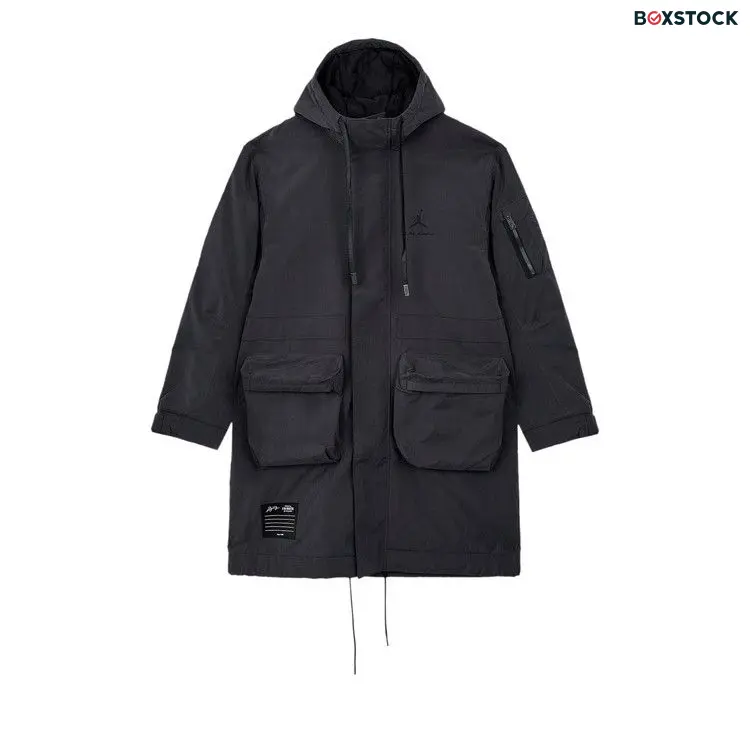 Air Jordan x A Ma Maniére Parka 'Black/Medium Ash' Spring/Summer 2022