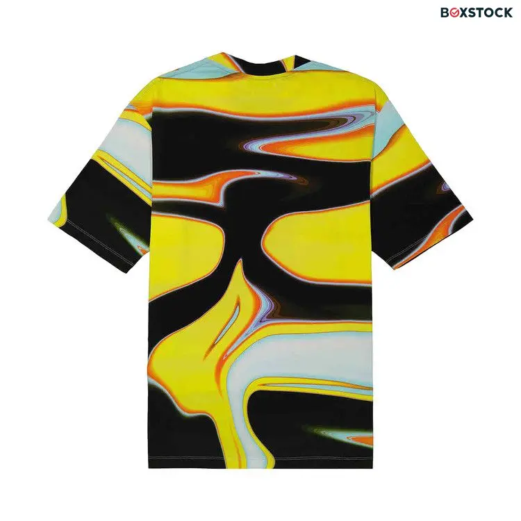 Ambush Abstract Print T-Shirt 'Yellow/Black/Multicolor' Spring/Summer 2022