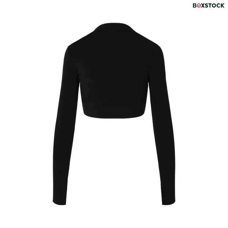 Ambush Cropped Asymmetric Hem Top 'Black' Spring/Summer 2022