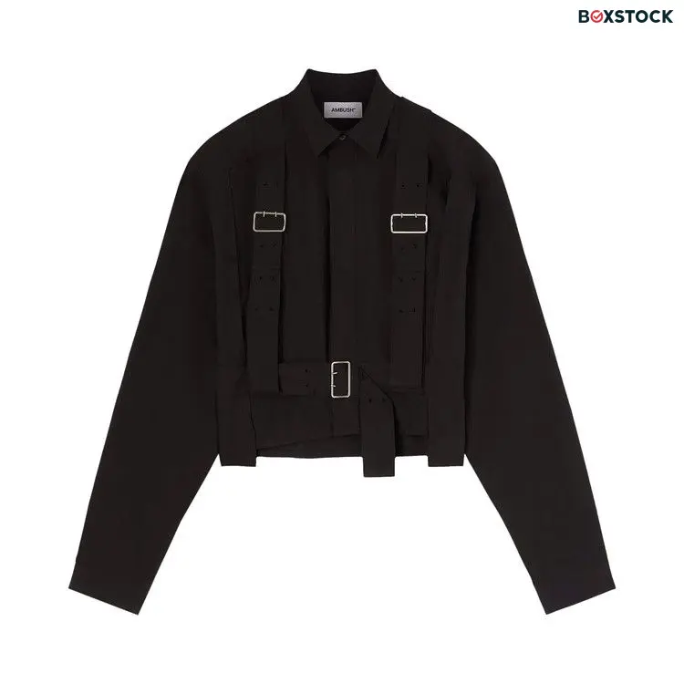 Ambush Cropped Harness Shirt 'Black'