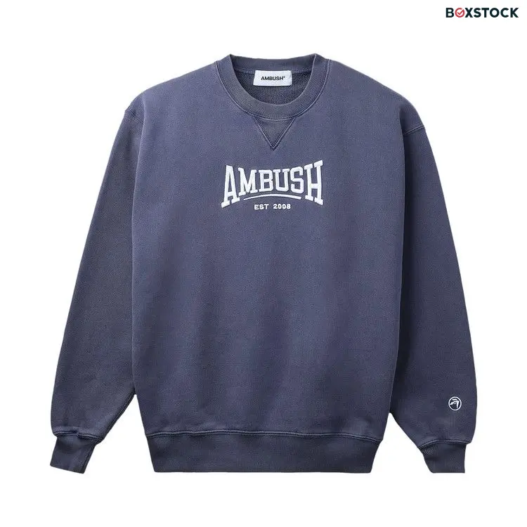 Ambush Logo Crewneck Sweatshirt 'Blue' Spring/Summer 2024