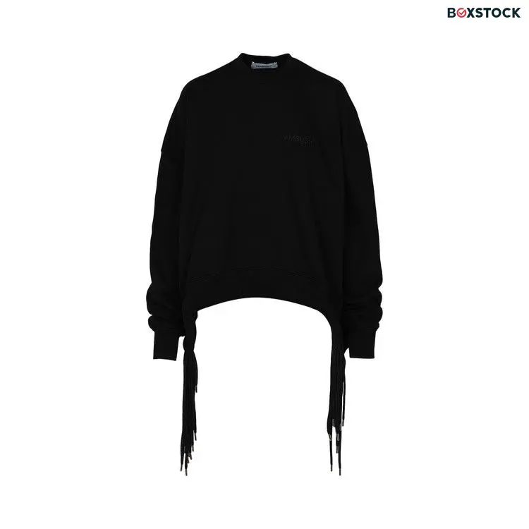 Ambush Multicord Crewneck Sweatshirt 'Black' Spring/Summer 2022