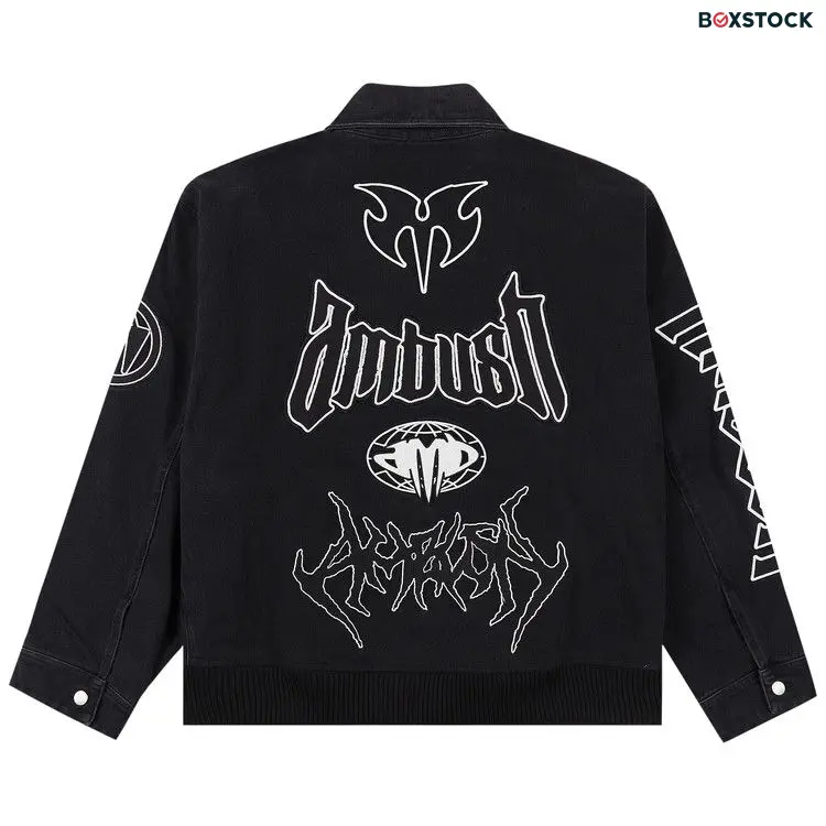 Ambush Patch Denim Bomber Jacket 'Black' Spring/Summer 2024