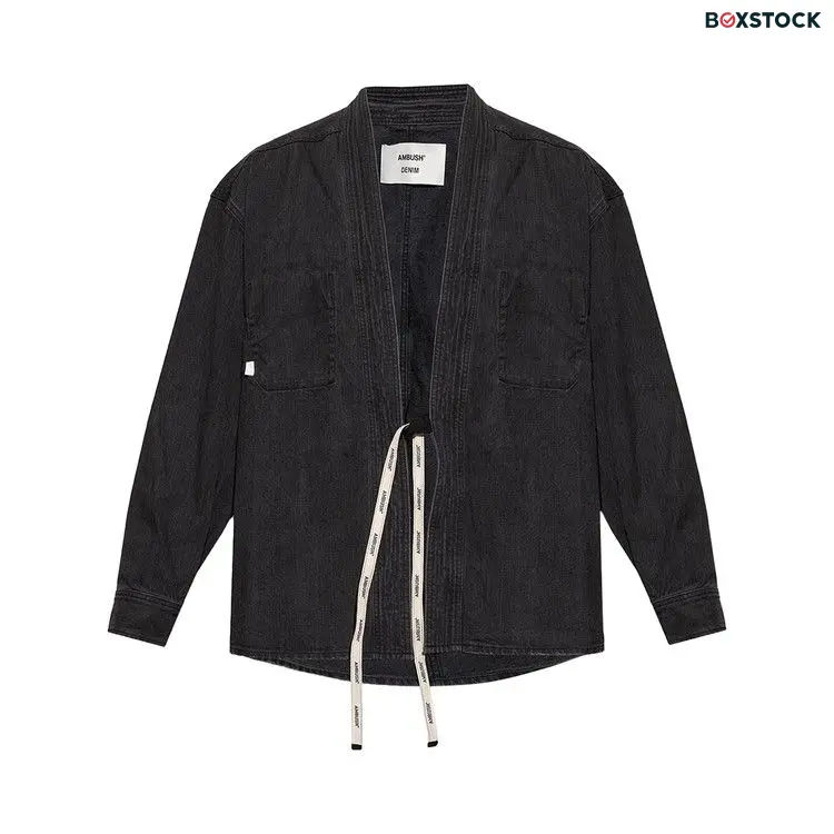 Ambush Tie Fastening Shirt 'Black' Spring/Summer 2022