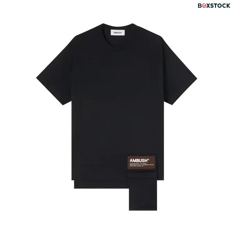 Ambush Waist Pocket T-Shirt 'Black' Spring/Summer 2022