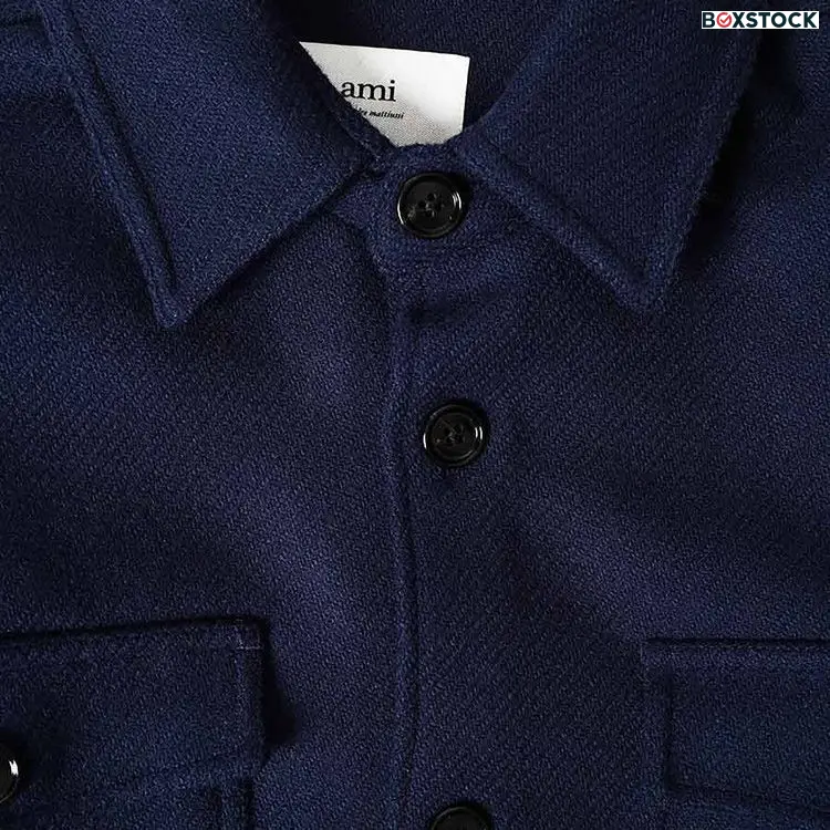 Ami Maxi Overshirt 'Blue' Fall/Winter 2023